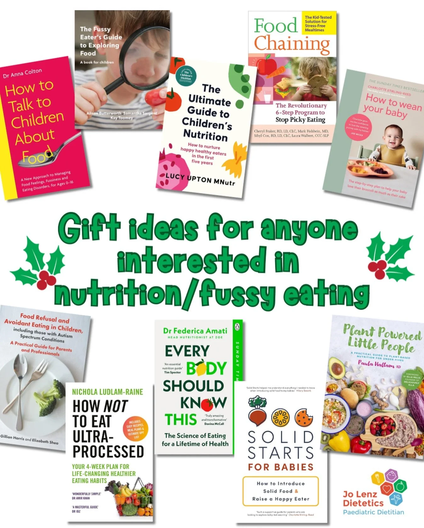 📚Here are some last minute gift ideas for anyone interested in nutrition - particularly children&rsquo;s nutrition and fussy eating!

📚Perfect for parents, students or professionals.

#childrensnutrition #GiftIdeasForParents
#parentingbooks #lastmi
