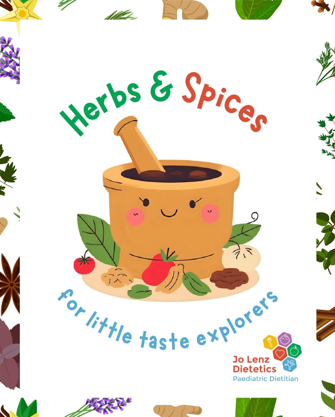🪴 Herbs &amp; Spices for Kids

🌱Herbs and spices are a simple way to boost flavour and nutrition in family meals. Many are contain antioxidants, support digestion, and they contribute to plant points! 

👶They can help little ones get used to a wid