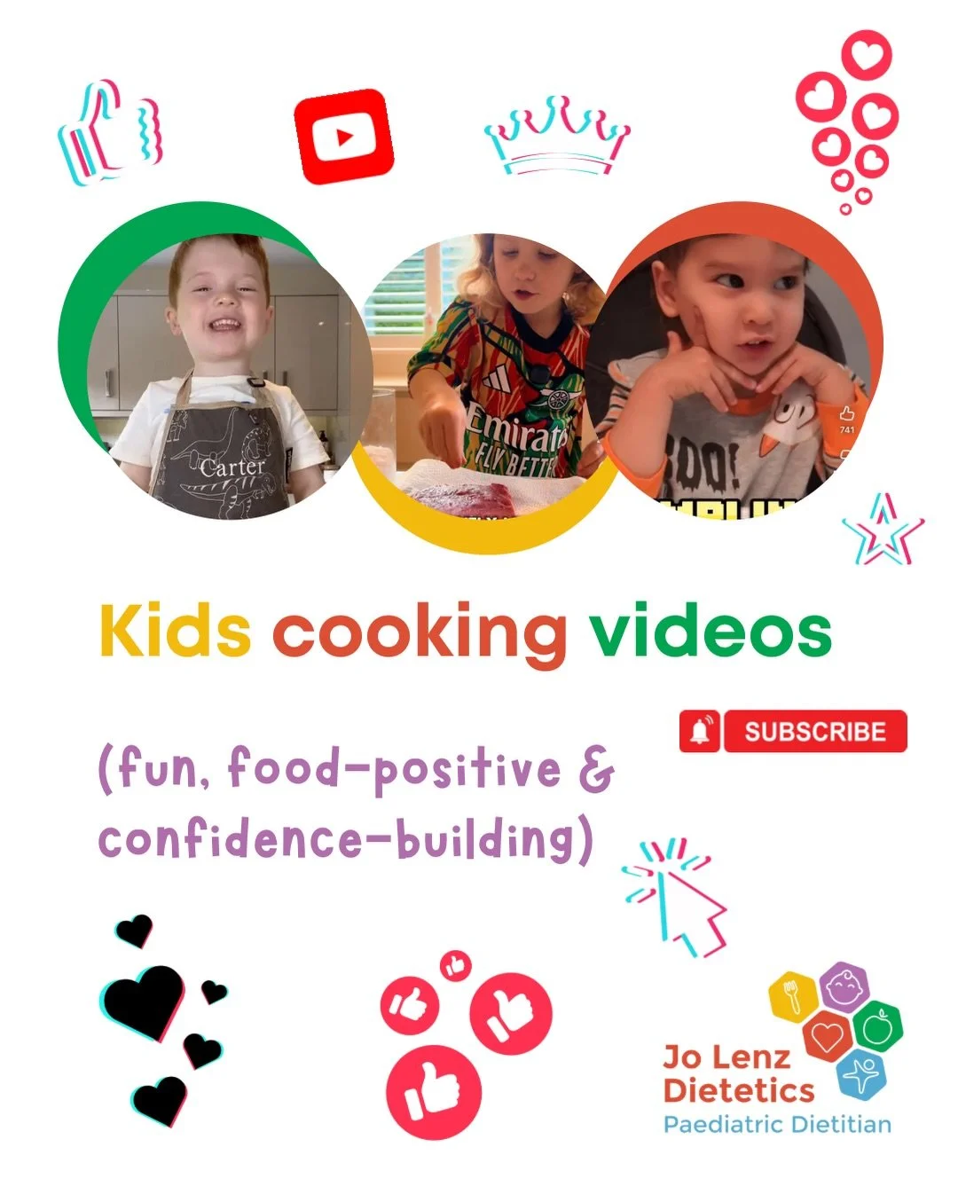 Looking for some cooking inspo this half term? 🍓👩&zwj;🍳

As a children&rsquo;s dietitian, I love seeing kids get involved in the kitchen; it&rsquo;s such a brilliant way to build confidence and curiosity around food, building healthy habits for li