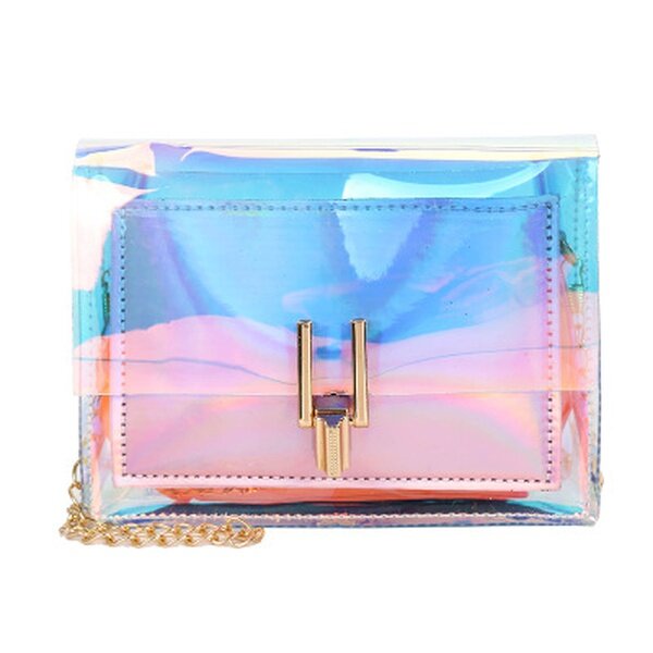 Crystal Clear - transparent clutch bag