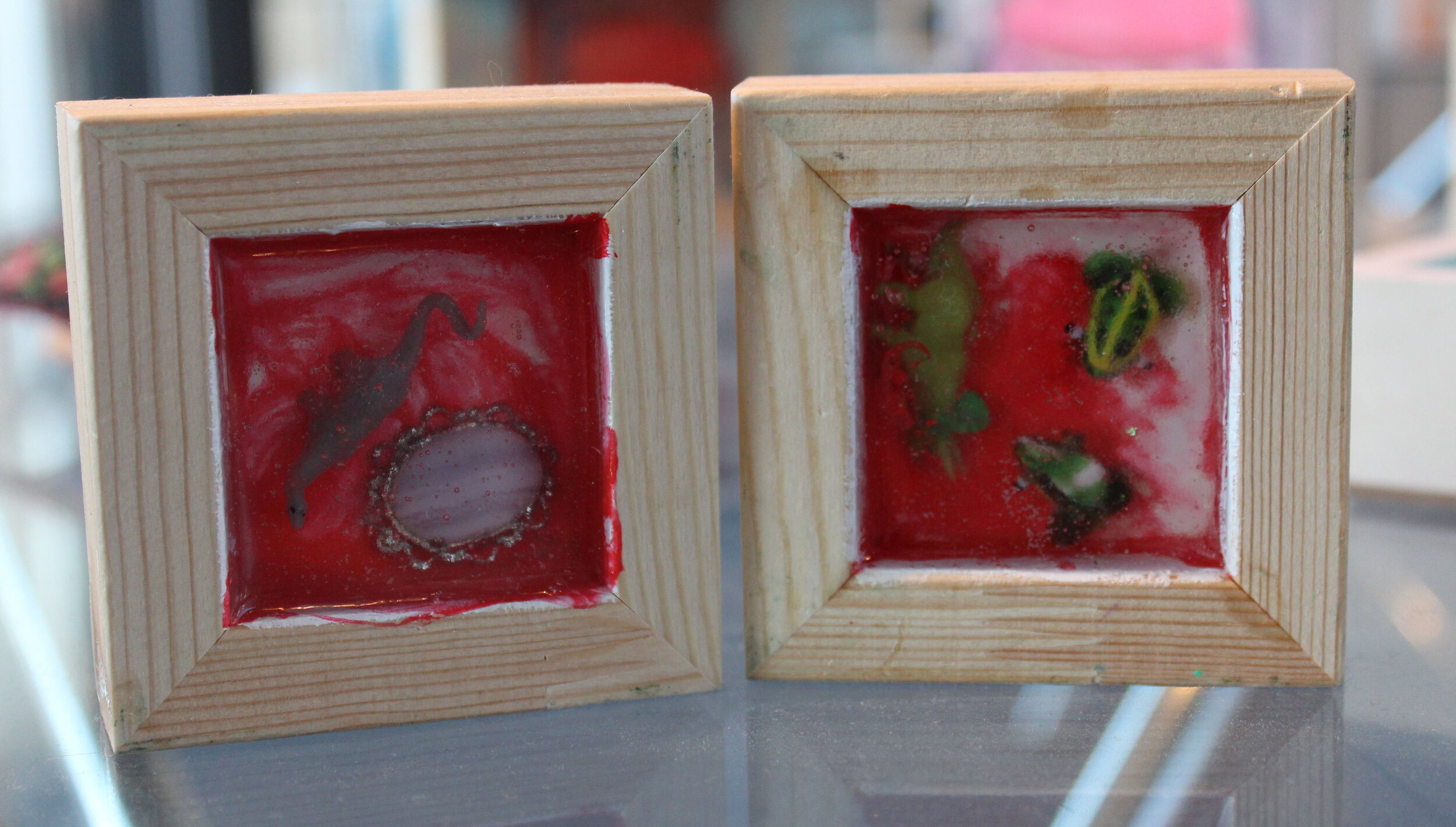 Behind the split sectional