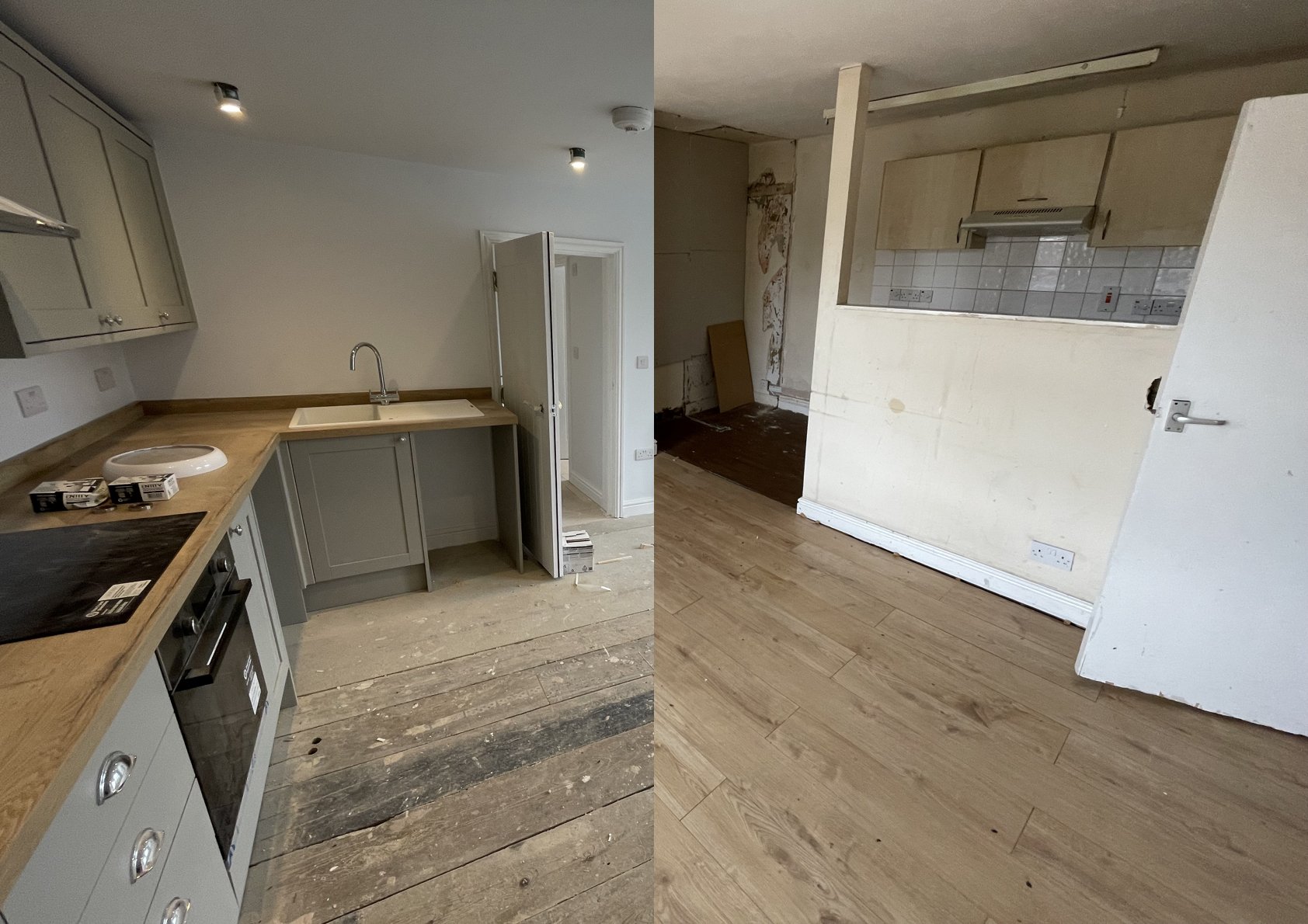 New kitchen in Flat B