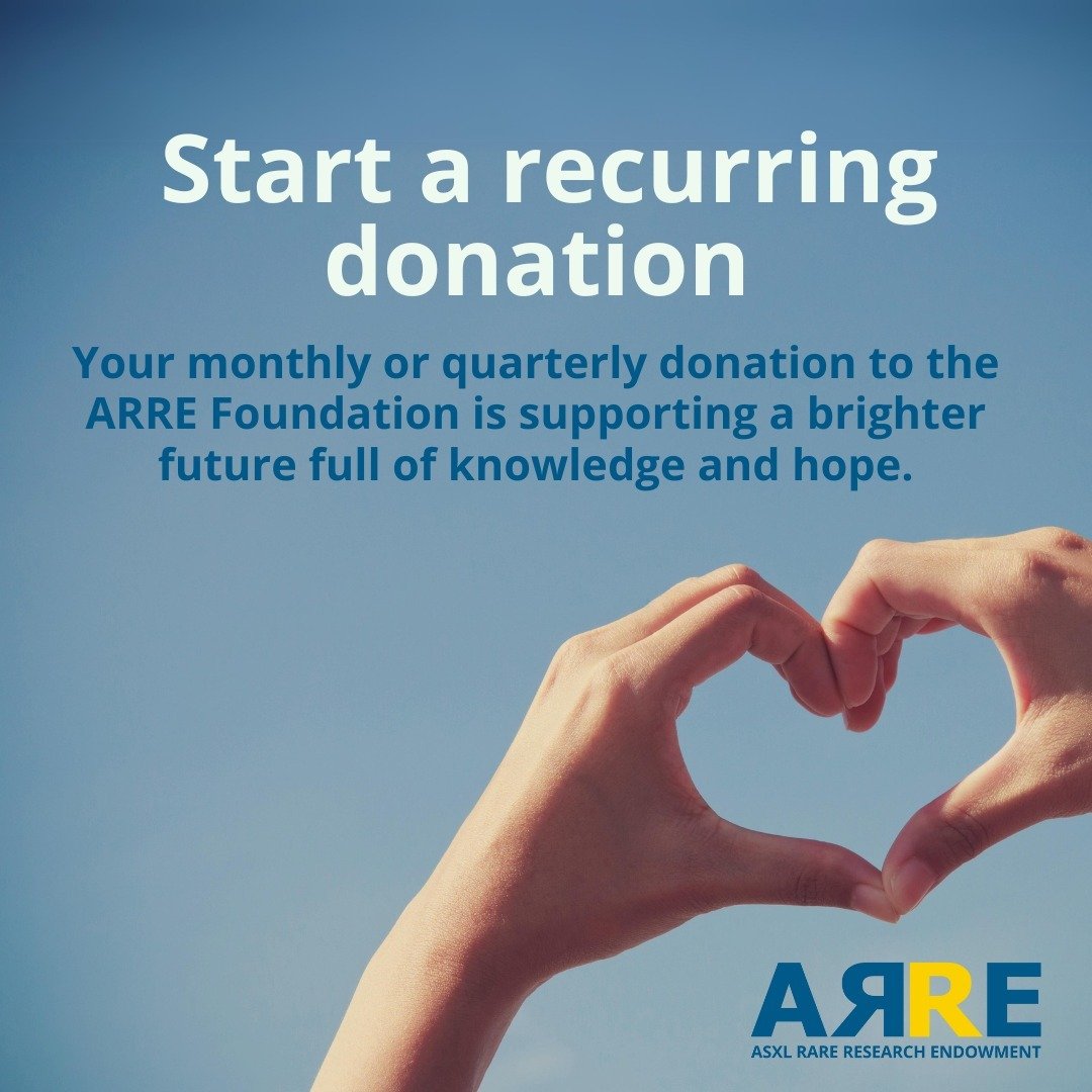Be a part of our progress by making a recurring donation to the ARRE Foundation. You choose the start date, the amount, the frequency, and can cancel any time. Go to arrefoundation.org/donate and choose the &ldquo;Ongoing&rdquo; option to start your 