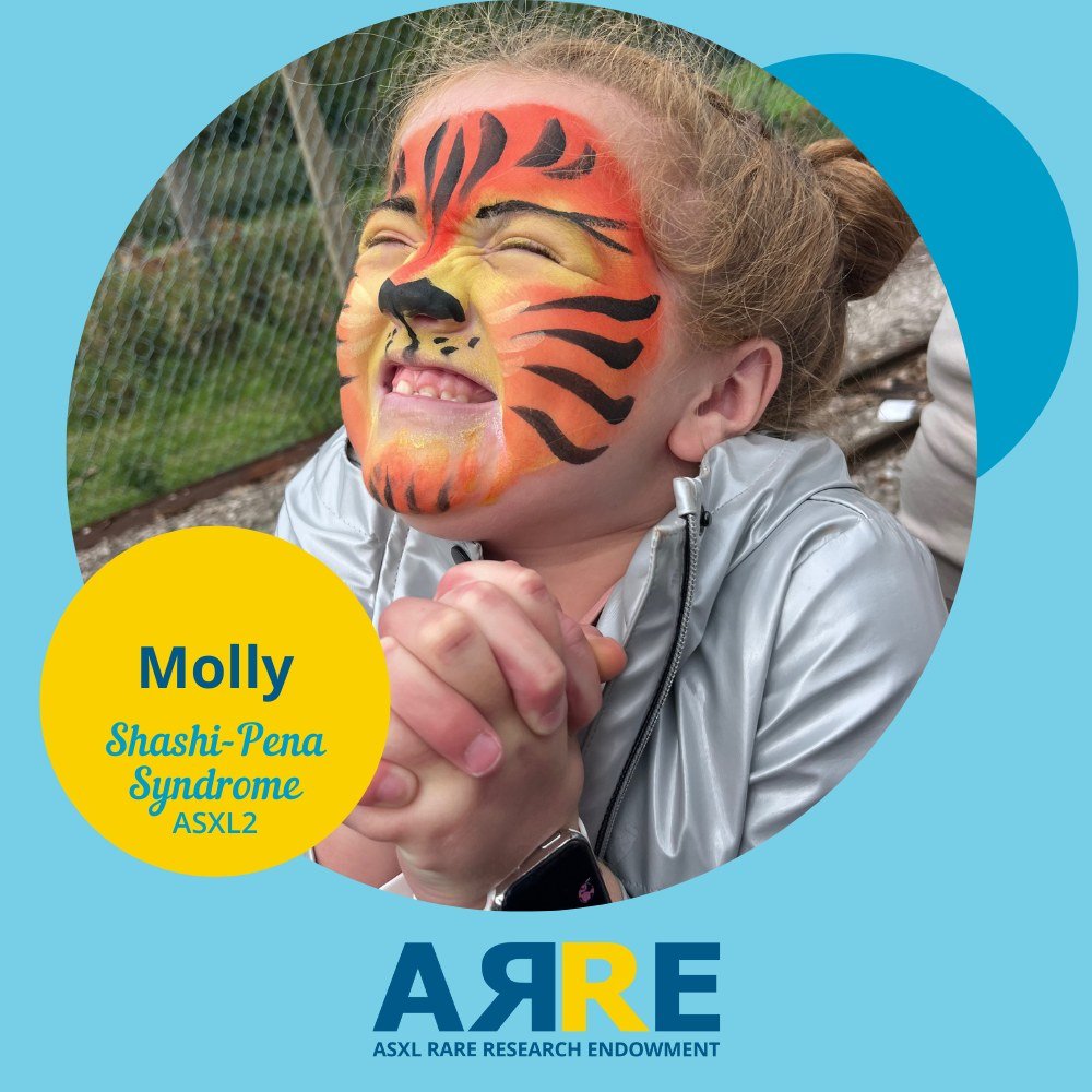 What if your loved one had a genetic disorder so rare that no one had ever heard of it before -- let alone knew how to treat it? For many families with ASXL-related disorders, this is their reality. 
 
Molly is one of 45 people estimated in the world