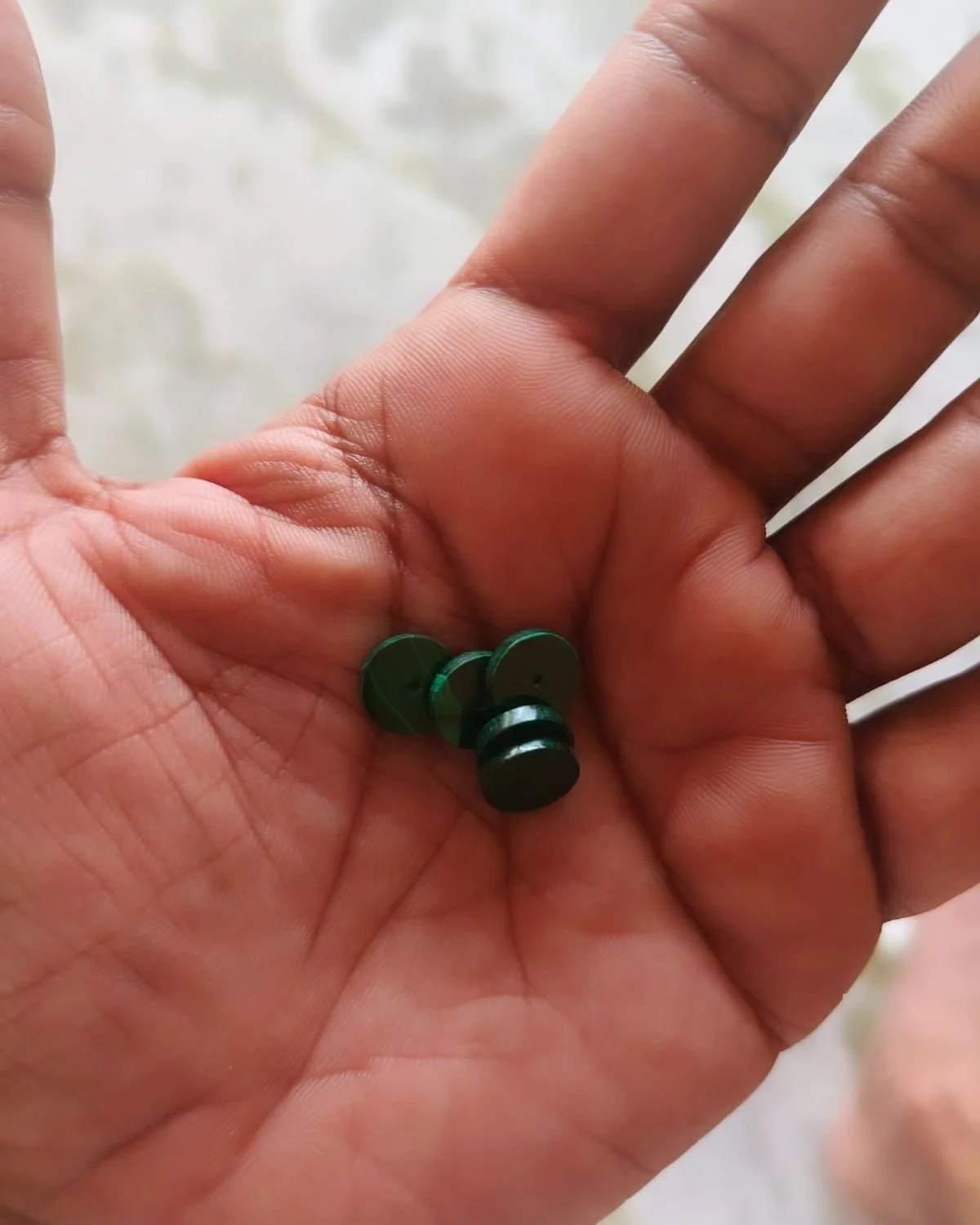 A leading NYC designer approached us with a specific requirement for custom-made malachite. Our production team was happy to oblige and we delivered the merchandise within 24 hours. Thanks to our production team at EG. Whether it's malachite or MOP, 