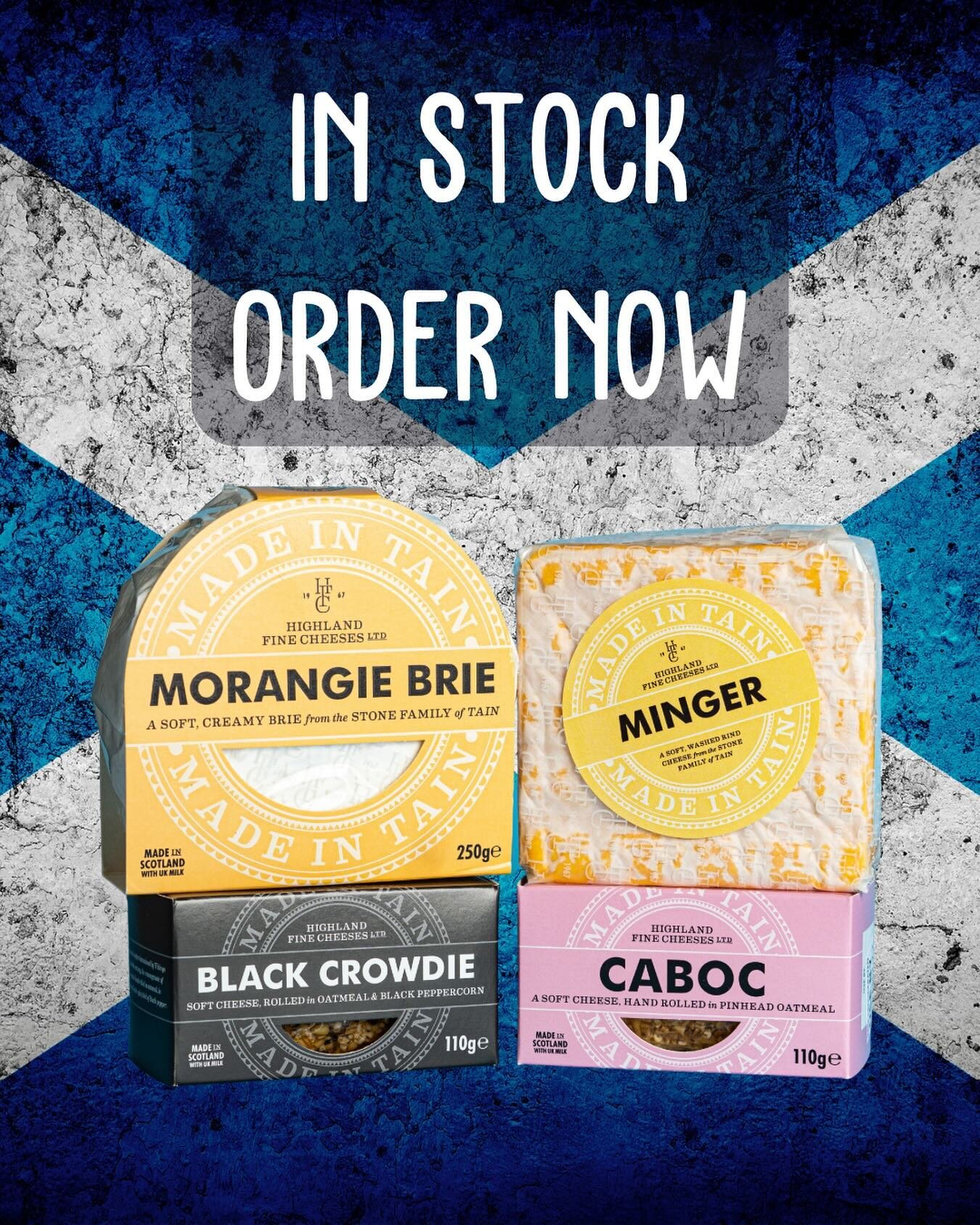 Are you ready for Burns night? Now in stock for immediate dispatch - limited quantities - order now to secure your Scottish cheese.

#burnsnight #scottishcheese