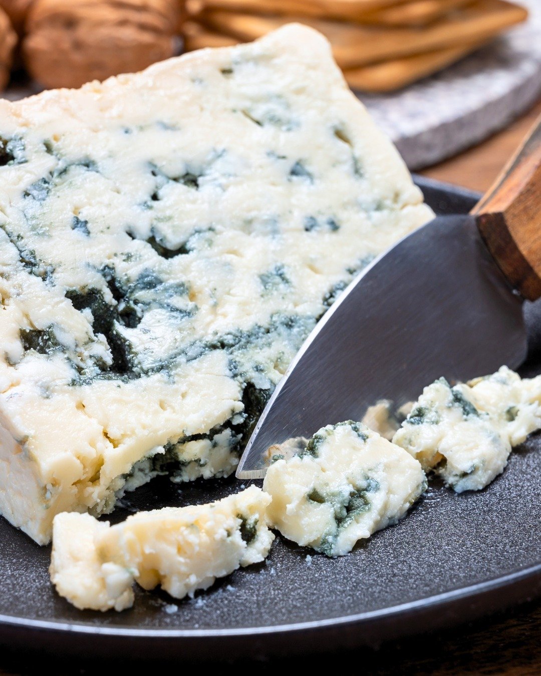 ROQUEFORT - One of Frances most famous cheeses often referred to the King of the Blues. 

Definitely one for your cheese counter. 

A beautifully balanced savoury, salty Ewes milk cheese that is rich, crumbly and moist.

This delightful cheese is cur