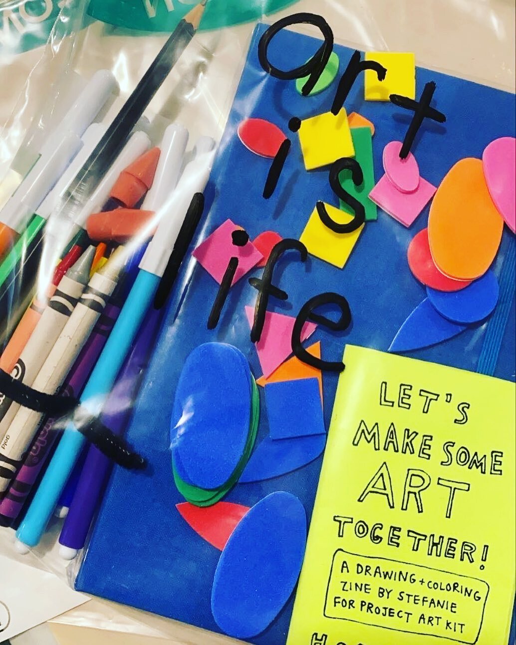 art is life ya ya ya #ArtForEveryone #SendSupplies #ILoveYou #Crayons #Markers #Pencils #ArtSupplies #MakeItFree
