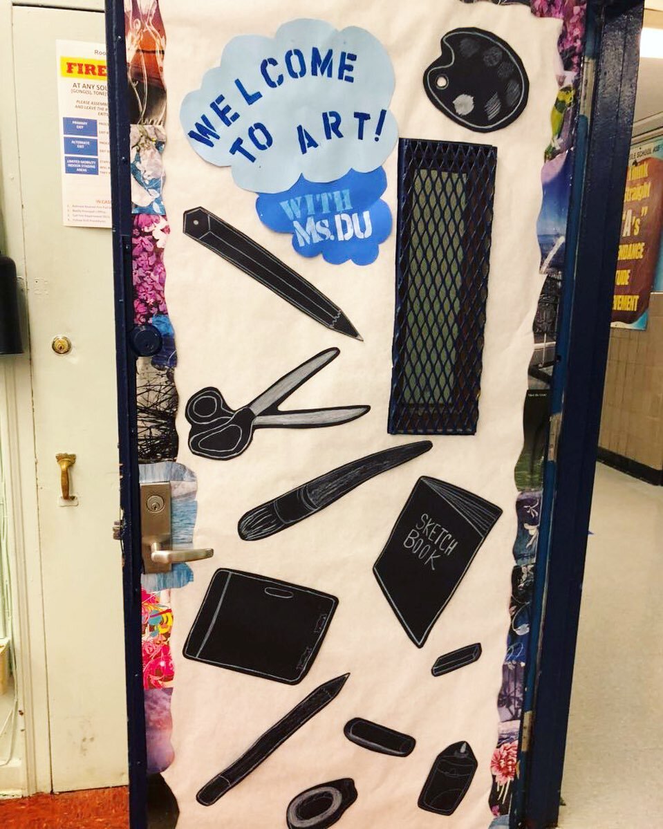 This week I came across this picture from 2018&hellip; My first year as a full time art teacher I spent hours decorating my door! #TBT❤️ #ThrowbackThursday #ArtTeacherLife #ArtRoomDecor #RememberWhen #ArtTeacherInspiration