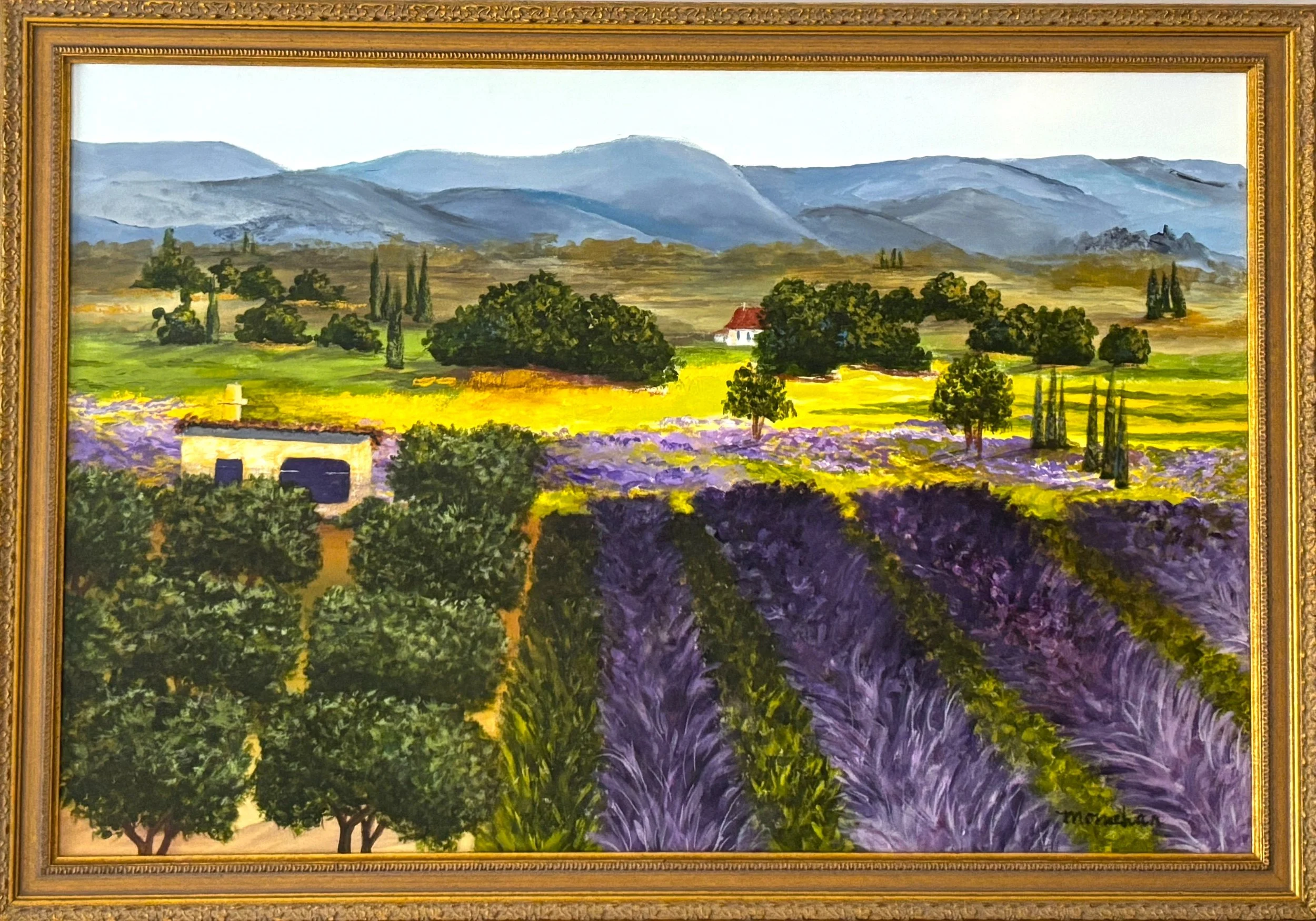 Lavender, framed (24"x36")