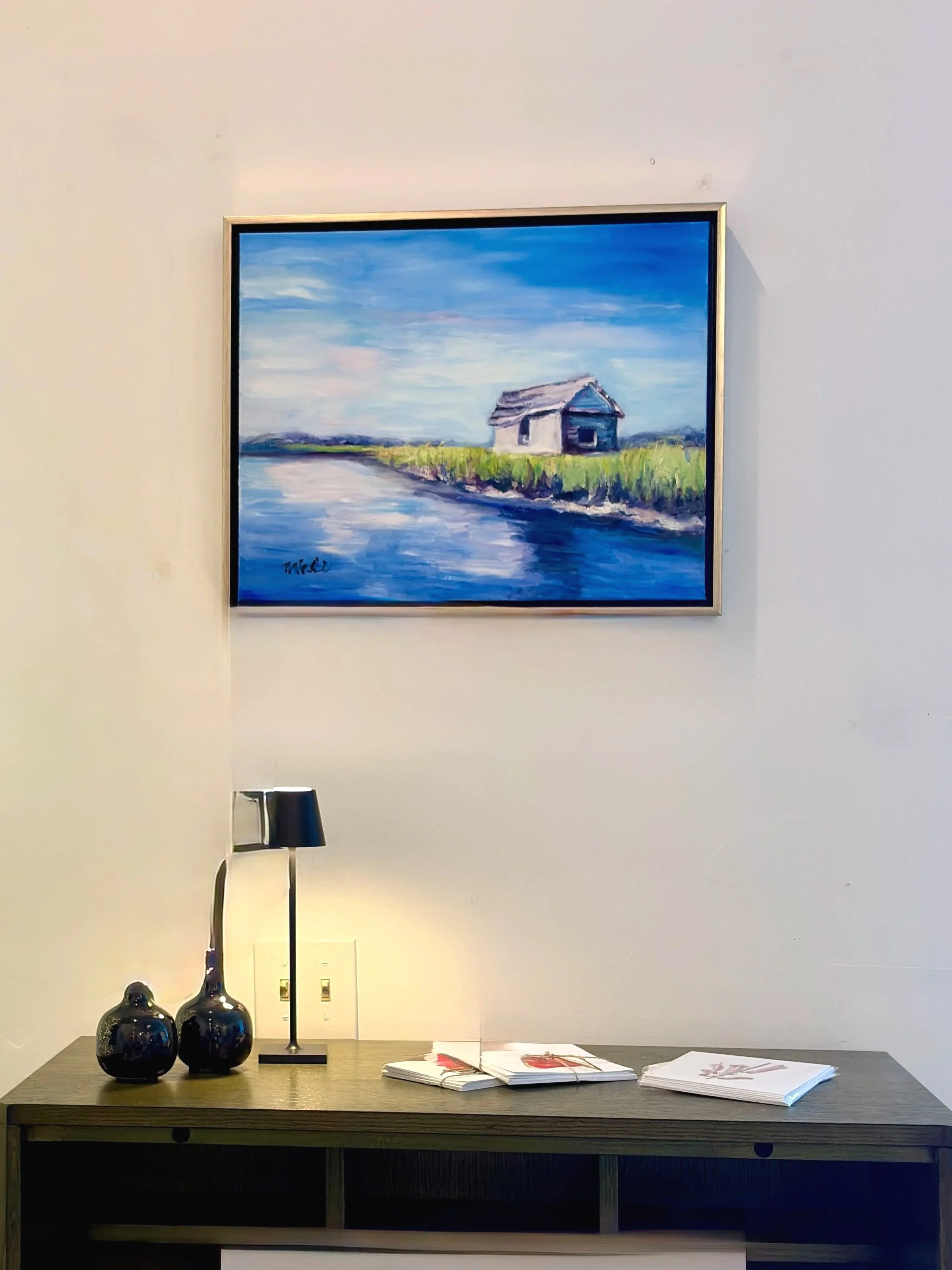 Coastal Point, hanging in store