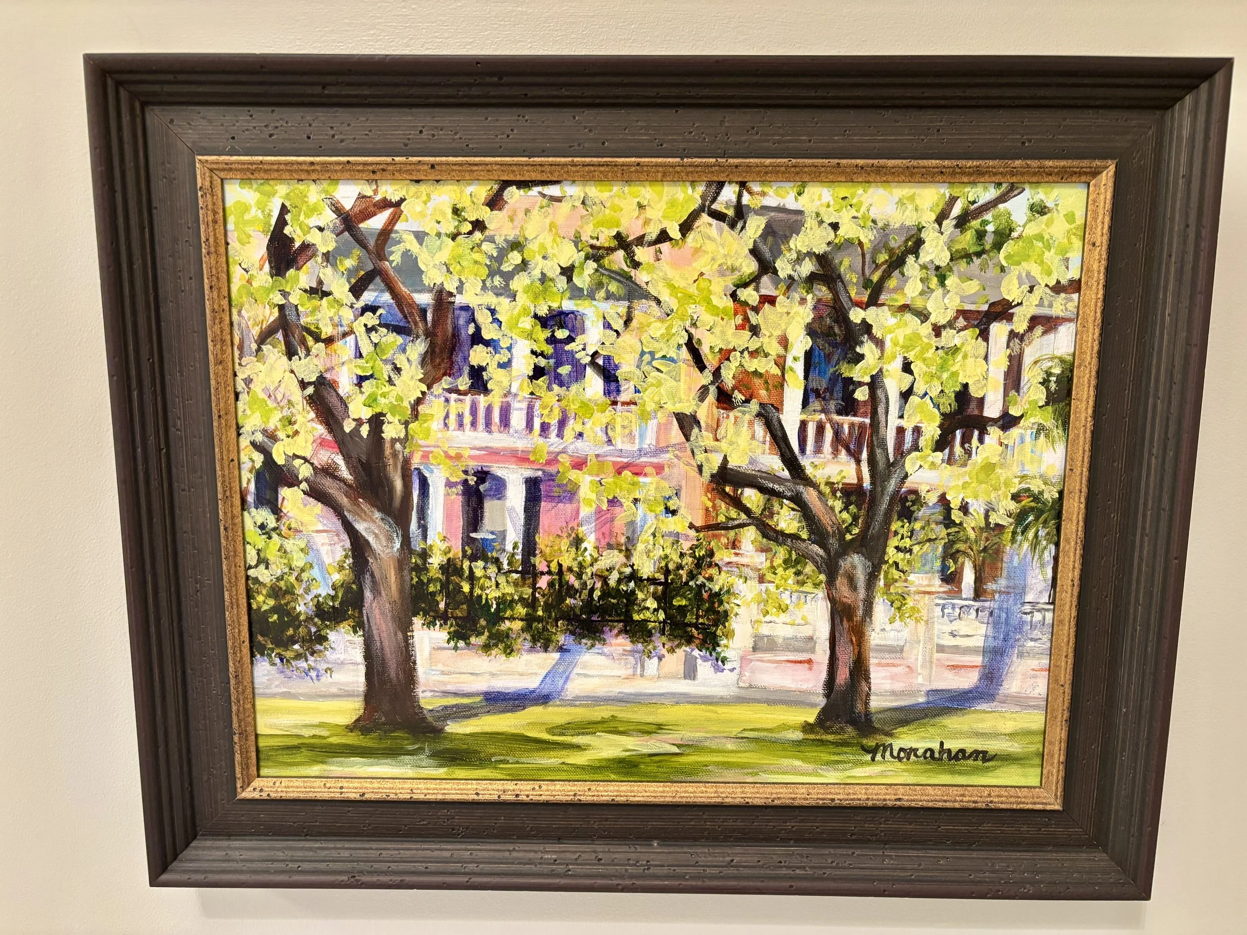 Charleston Harbor, framed (12"x16")