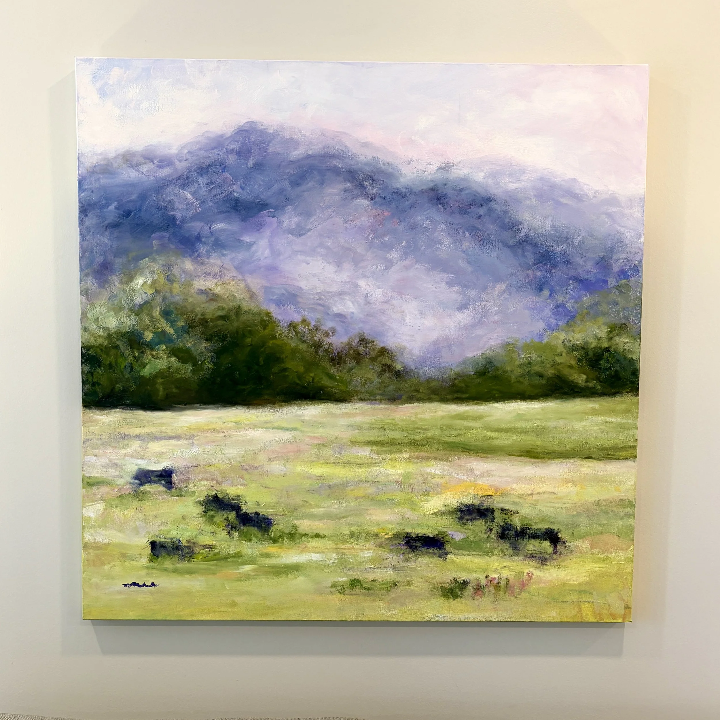 Cowabunga, oil (40"x 40")