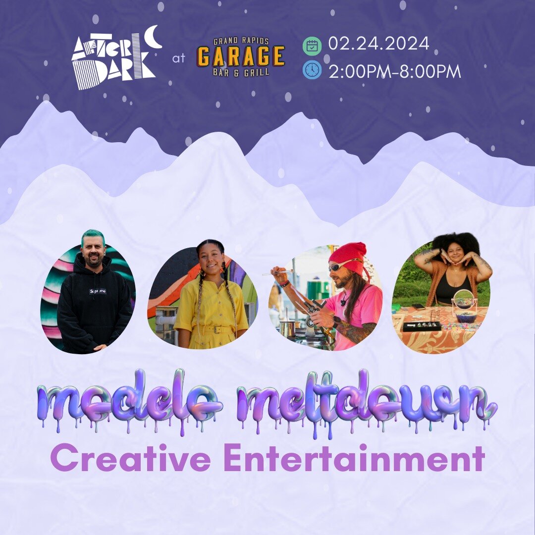 Join us next Saturday, Feb 24, from 2-8pm at Garage Bar for our annual Modelo Meltdown and experience live, creative entertainment by local artists Elliot Chaltry, Jasmine Bruce, Justyn Scott and Ayanna Sykes. 

At this event, you'll find many opport