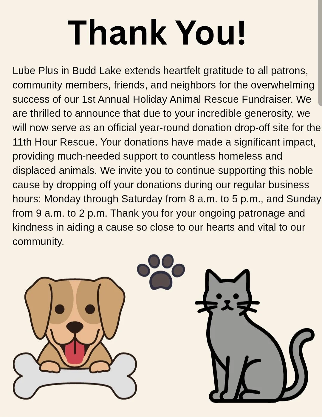 11th Hour Rescue 11th Hour Rescue — Lube Plus NJ
