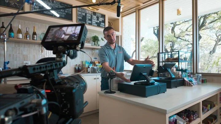 BTS on the DJI OSMO Pocket 3
This was a production in Austin Texas at a boutique grocery store called Rosy’s. This was the first time that I brought the OSMO Pocket 3 onto a production set and it was so easy to use and capture good behind the