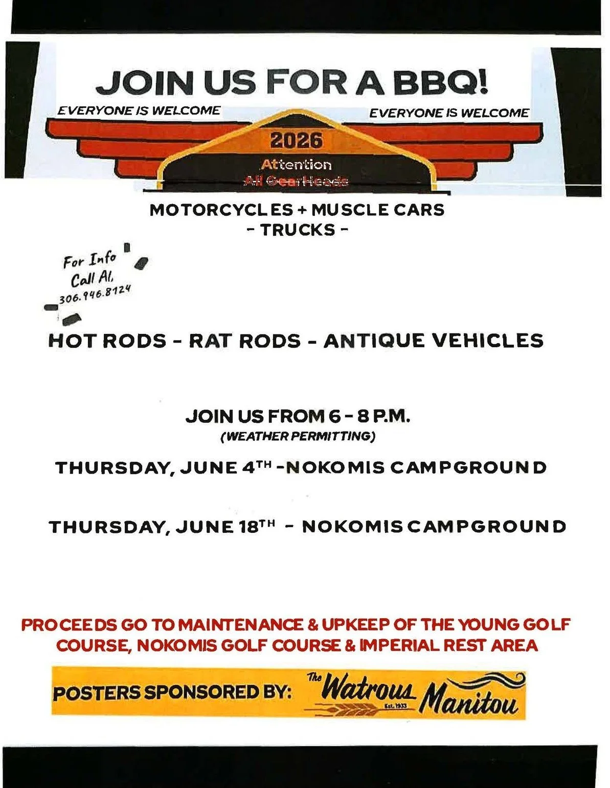 Hot Rod Rat Rod BBQ fundraiser