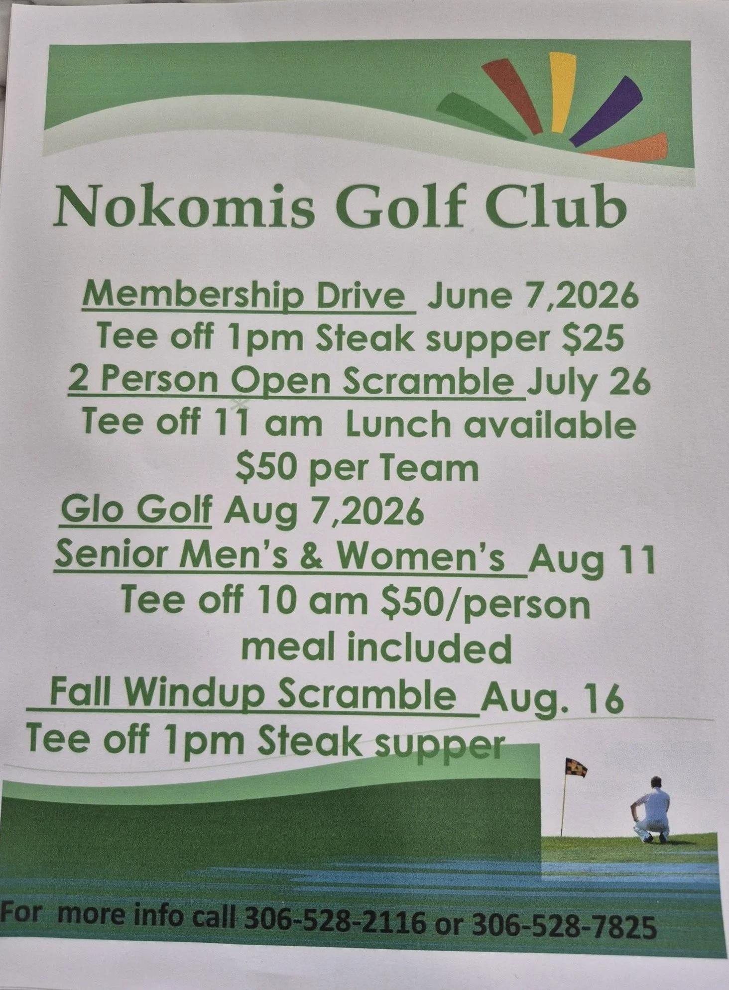 2 person Open Scramble 
