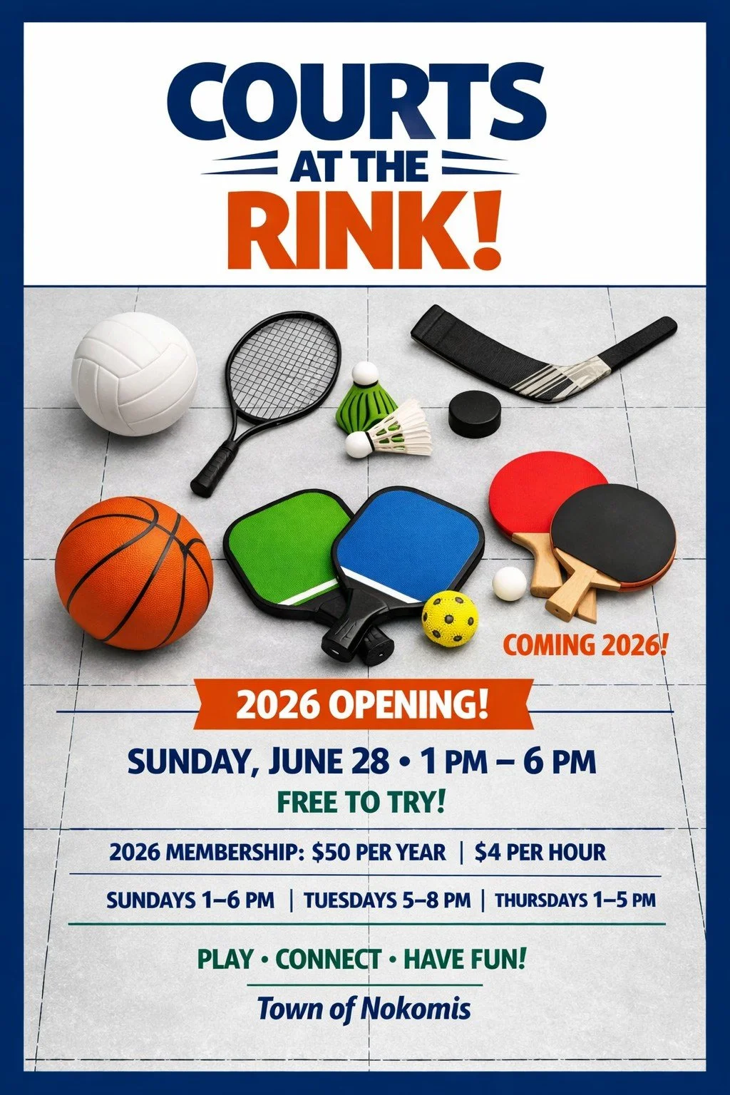 Courts at the Rink! 