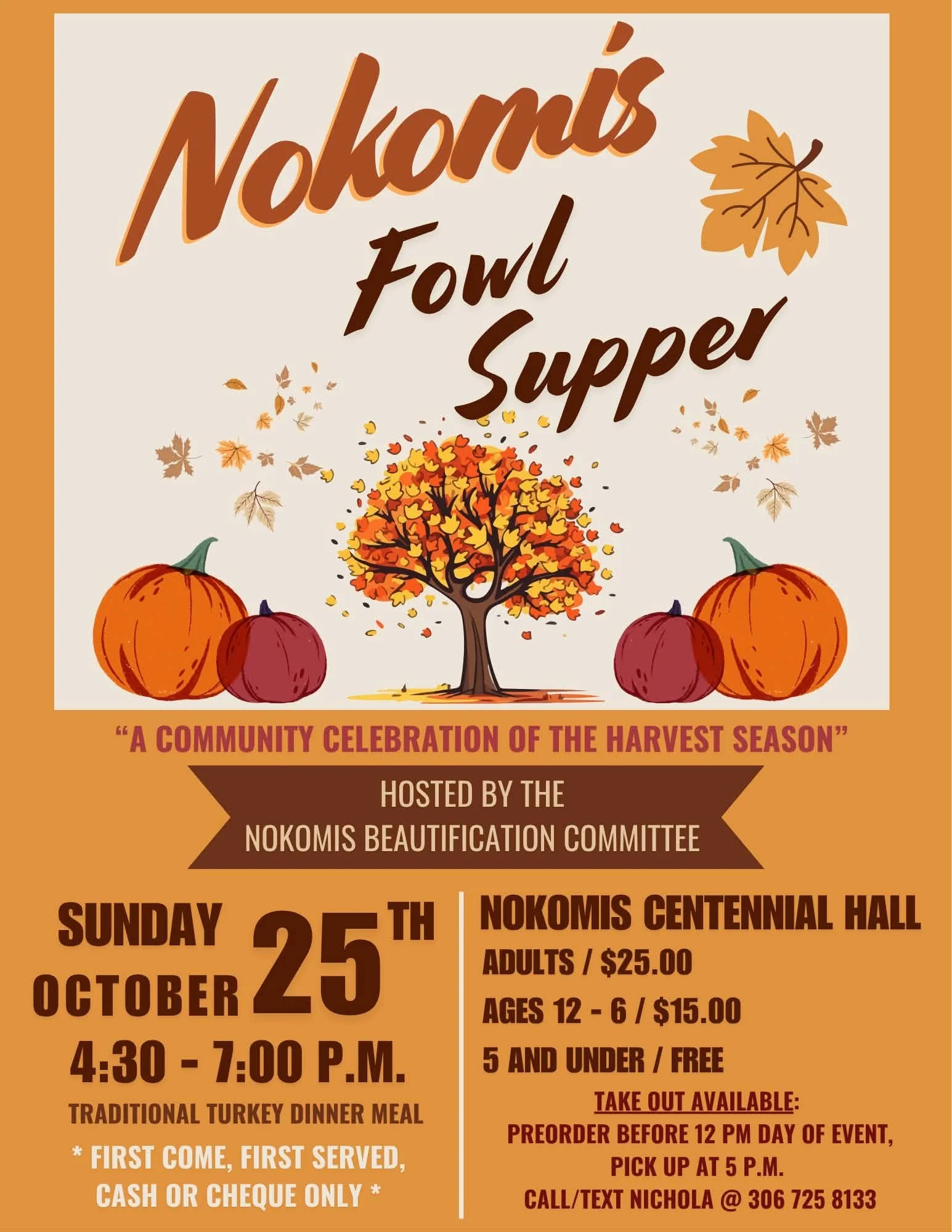 Nokomis Fowl Supper