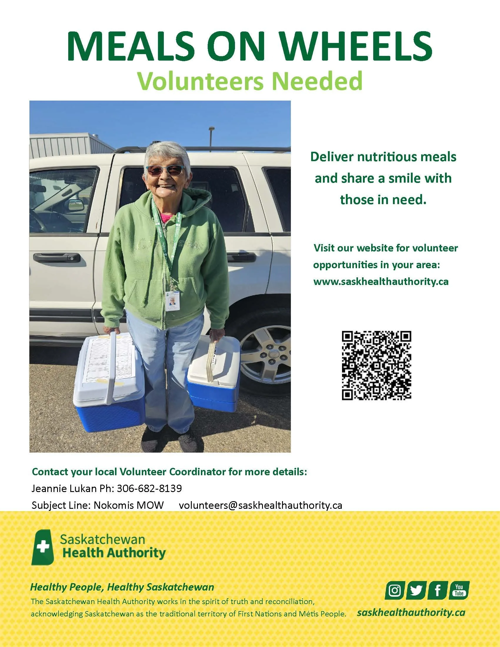 Meals on Wheels Volunteers Needed! — Town of Nokomis