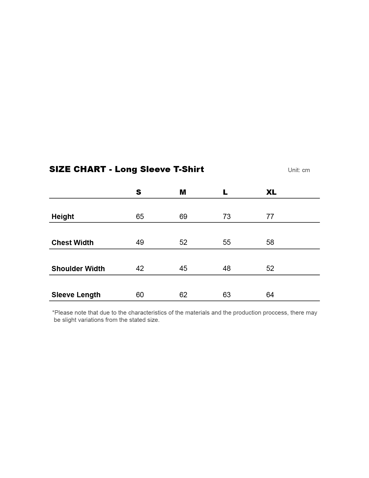 Size chart - LS T-Shirt.png