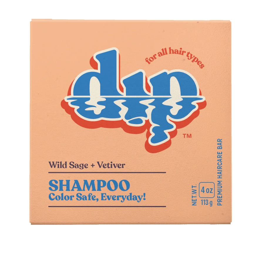 Dip Shampoo Bar: Color Safe, Everyday - Wild Sage & Vetiver