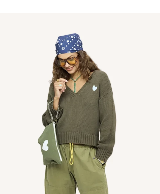 Kerry Rosenthal Bandana in Indigo Blue
