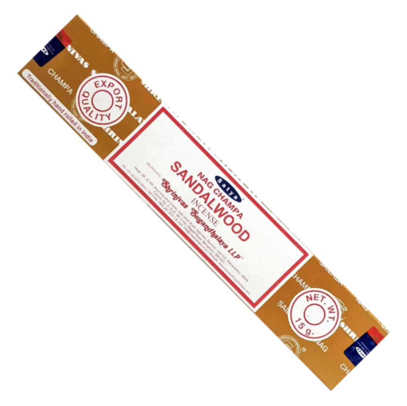 Nag Champa Sandalwood Incense Sticks (15g) | Rich Earthy & Woody Aroma