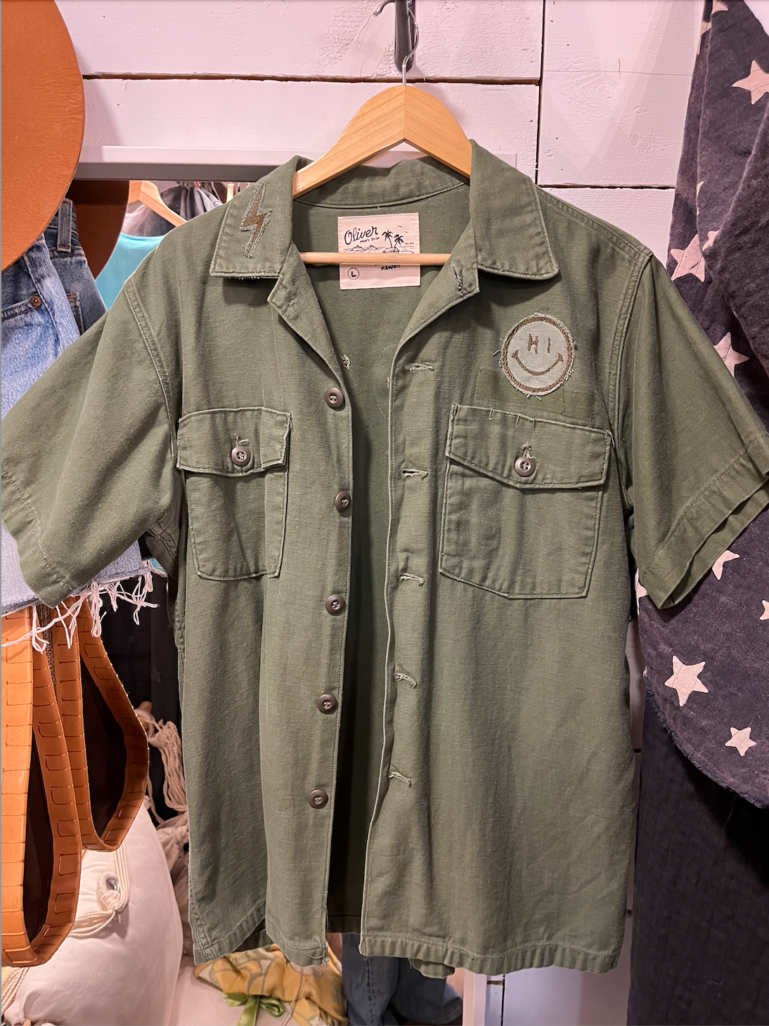 Oliver Short Sleeve Army Jacket
