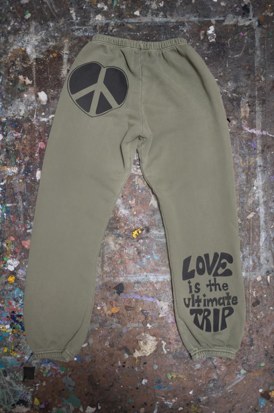 Made Worn Love Is The Ultimate Trip P.E. Sweatpants Fatigue