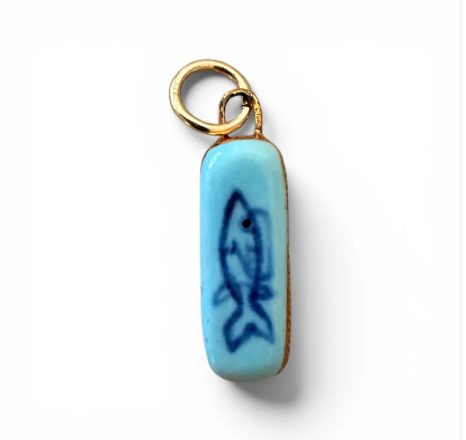 Shá Parlé Lucky Blue Fish Charm