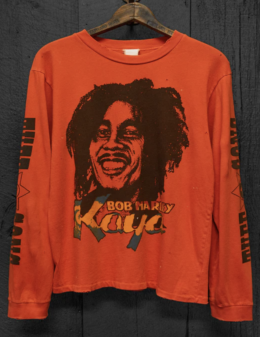 Made Worn Bob Marley Kaye Long Sleeve size M
