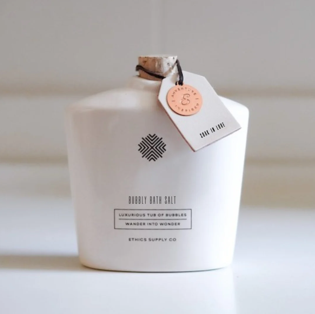 Soak in Love Ceramic Bubbly Mineral Bath Soak