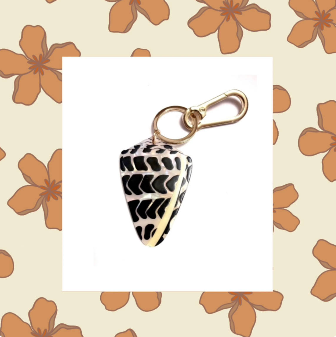 Hebrew Cone Bag Charm + Keychain