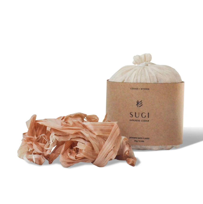 Sugi Japanese Cedar Bath Flakes