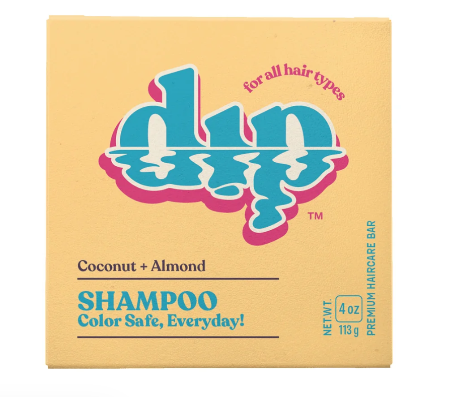 Dip Shampoo Bar: Color Safe, Everyday - Coconut & Almond