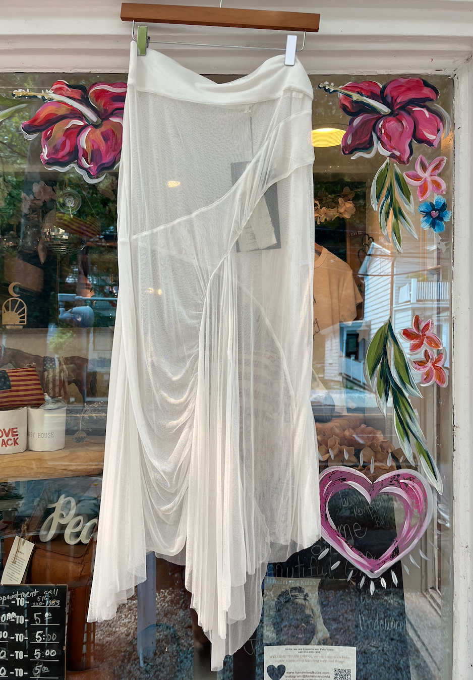 Silk Mesh Skirt - small