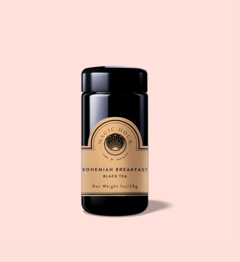 Bohemian Breakfast Vanilla Puerh Black Tea for Digestion & Energy