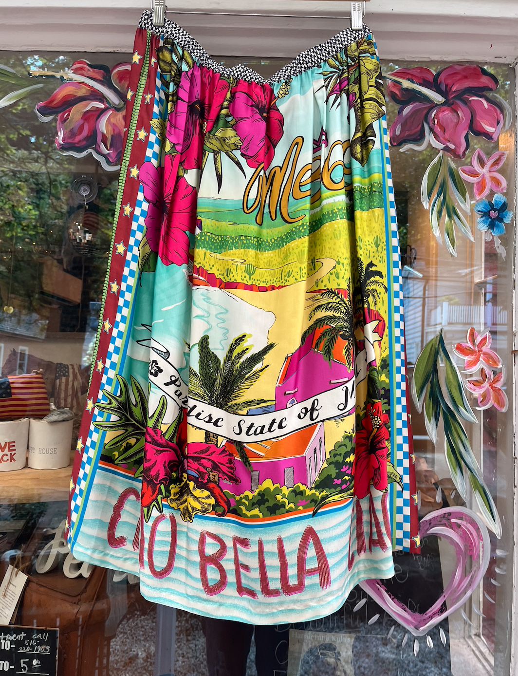 Ciao Bella Printed Midi Skirt