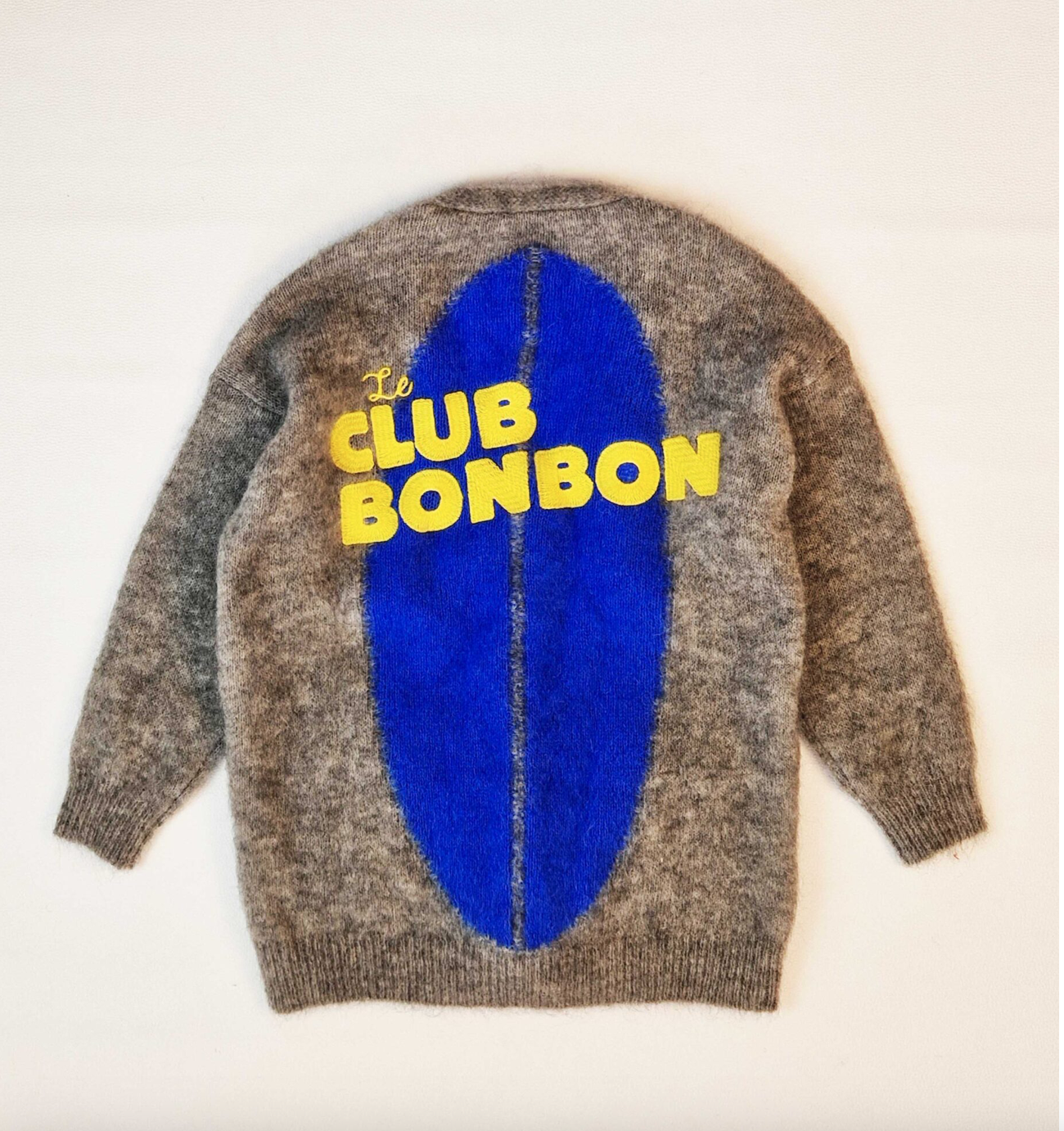 Beam Grey/Blue - Kid Mohair & Soft Wool Cardigan