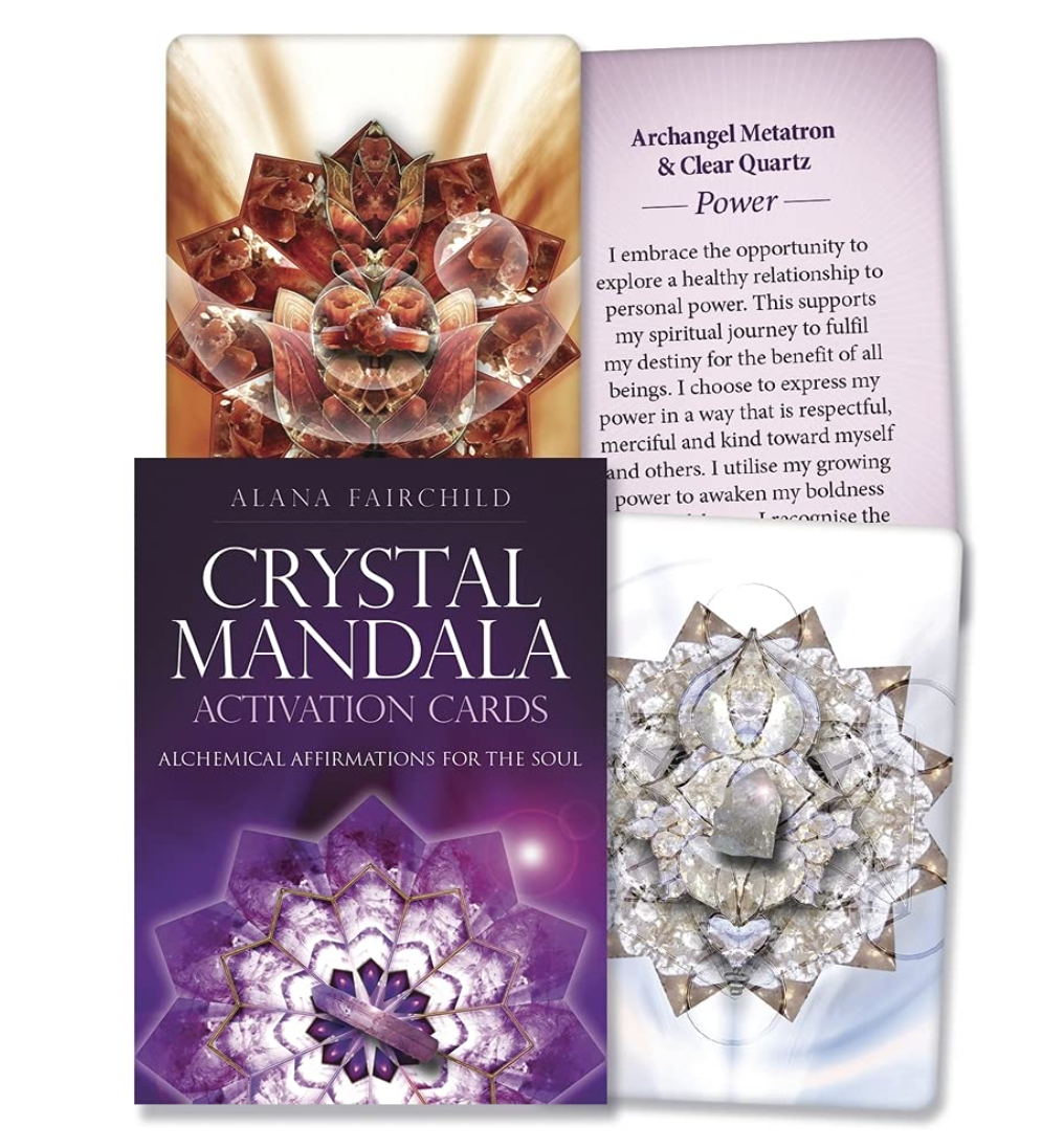 Crystal Mandala Activation Cards: Alchemical Affirmations For The Soul