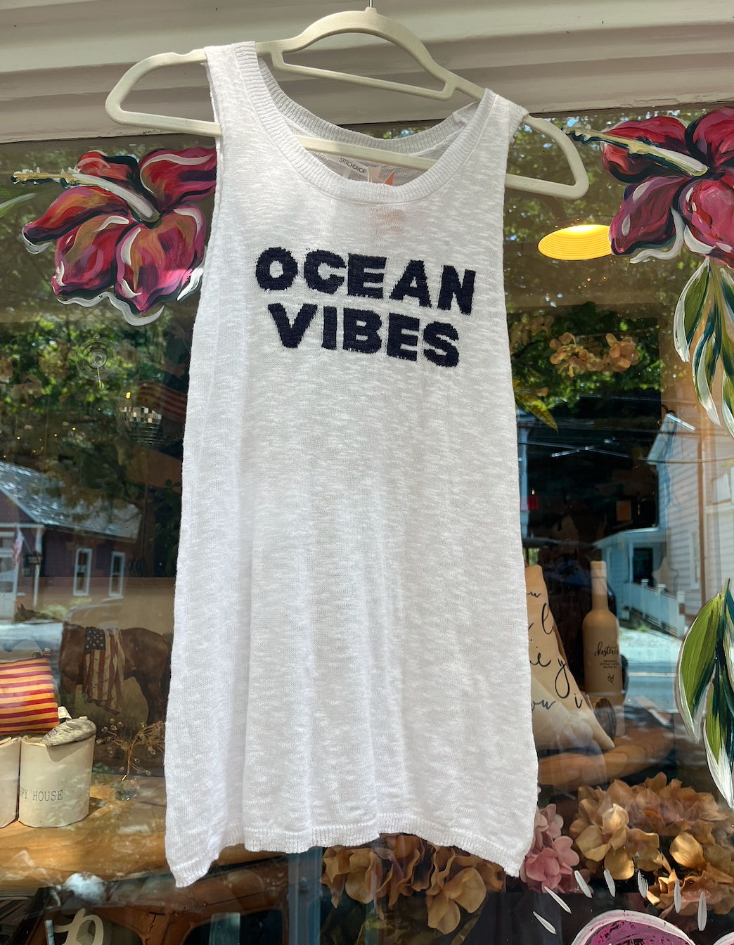 Stichdrop "ocean vibes" tank top - small