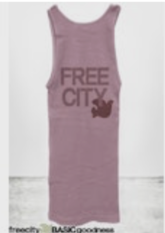 FreeCity supervintage tank in Makeup FCTTNK020