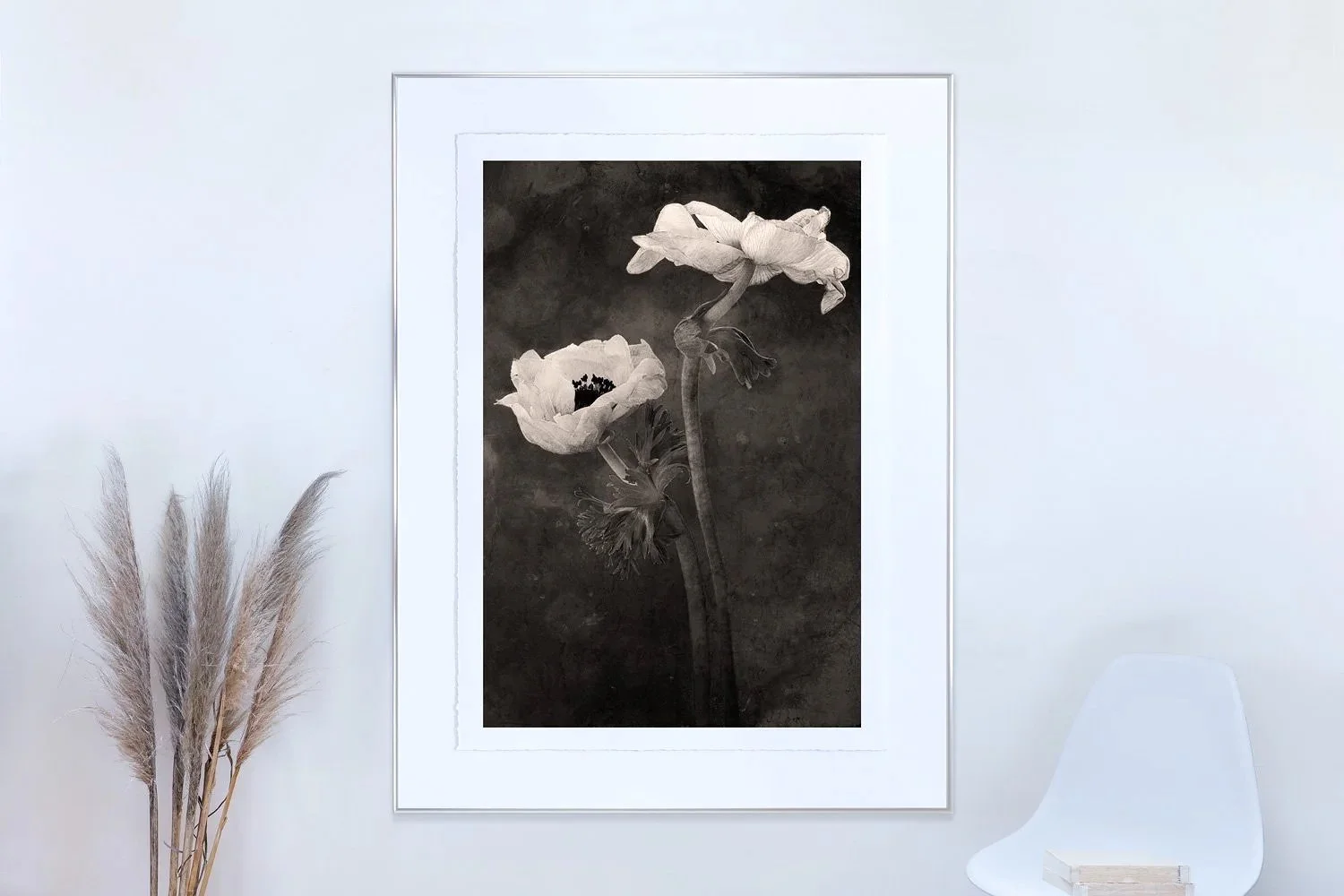 Anemones | Botanical wall art print by Girl without a Tripod.