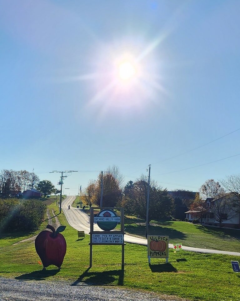 A beautiful sunny day here at Orchard Valley Farm.  Our last day open for the 2023 season is this Saturday, 11/11 23.  We will reopen for the fishing Derby in the spring and then strawberries 🍓 in May.  Stay tune over the winter for some off season 