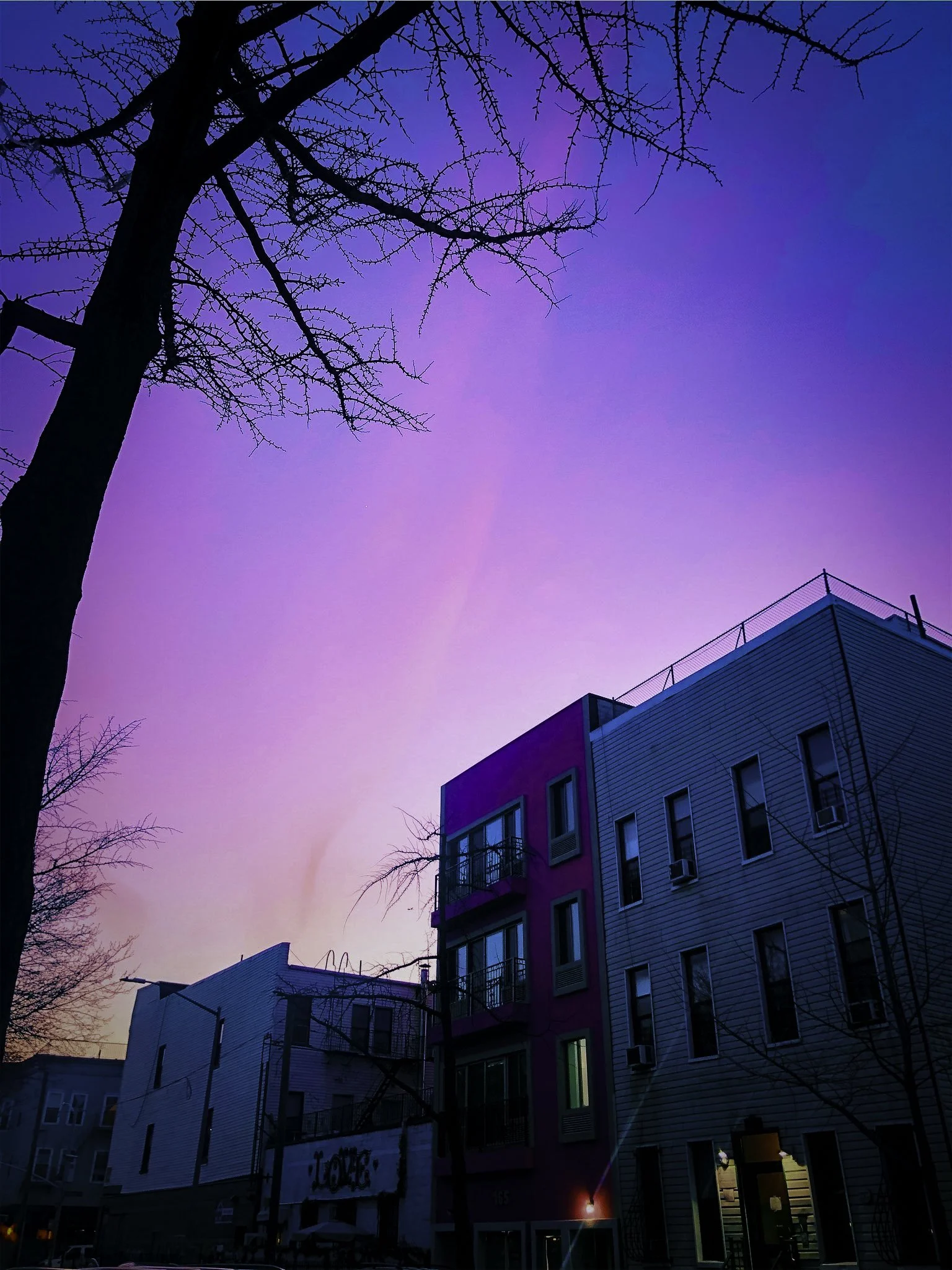 Purple Bushwick Sky Limited edition prints