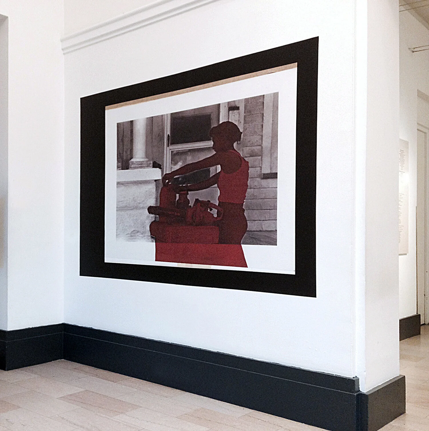  Installation View, Newark Museum, Newark, NJ, 2014, photograph 80 x 60 in 