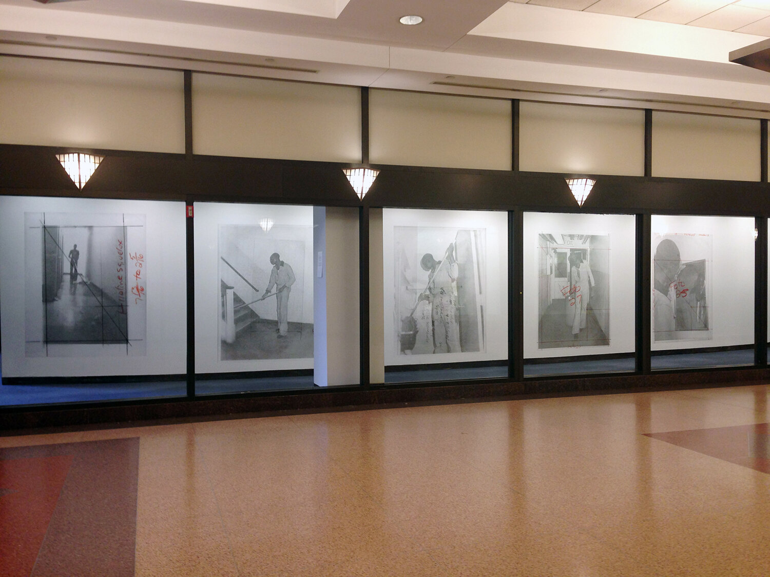 Installation view, Gateway Project Gallery, Newark, NJ, 2014 