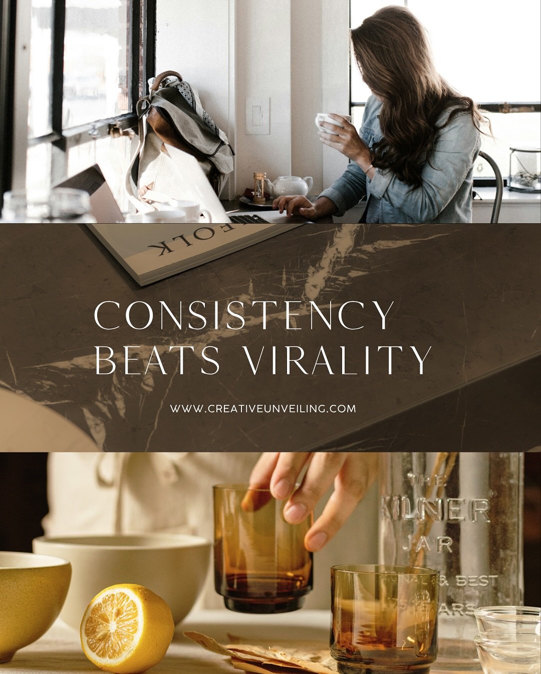 Chasing one viral post can be tempting&mdash;but long-term business growth comes from consistency, not one-off spikes.

Here&rsquo;s why:
&rarr; Viral posts are rare and often not repeatable
&rarr; Studies show consistent creators get 4&ndash;5&times